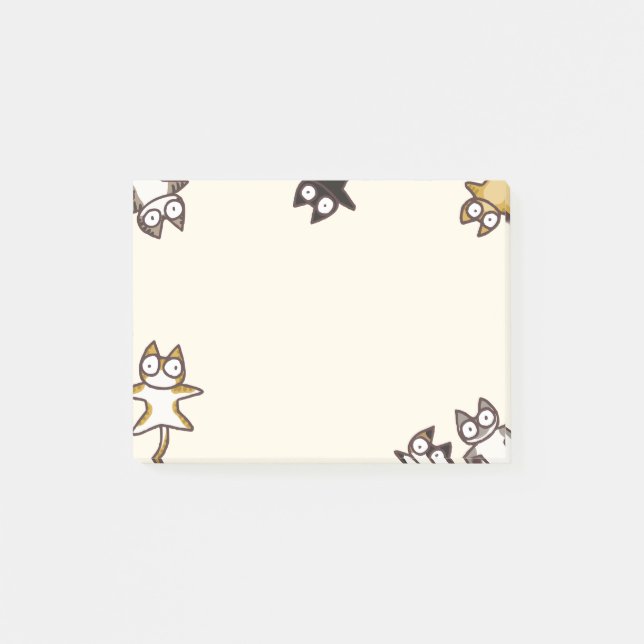 Post-it® Un bon nombre de chats (Devant)