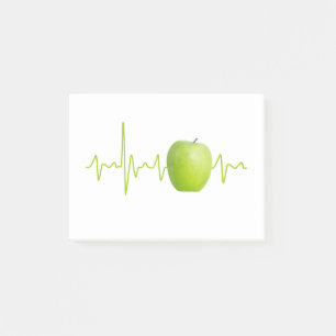 Post-it® Un cadeau de pomme de battement de coeur pour les