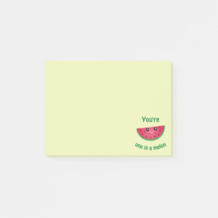 Post-it® Un Dans Un Melon Drôle Mignonne Peau Kawaii
