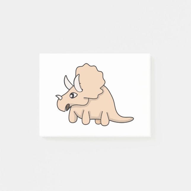 Post-it® Un dinosaure mignon (Devant)