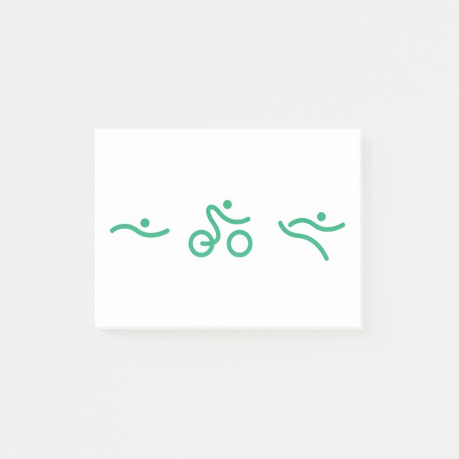 Post-it® Un grand cadeau de Triathlon pour votre ami ou fam (Devant)