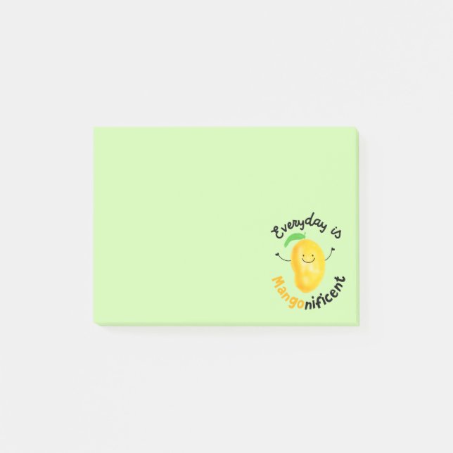 Post-it® Un jeu de mangue positif - le quotidien est magnif (Devant)
