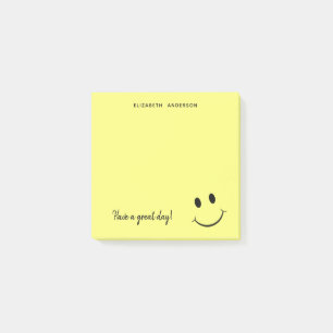 Post-it® Un joli visage jaune personnalisé  Petit