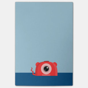Post-it® Un mignon et amical monstre mutant Cyclops