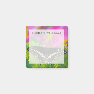 Post-it® Un papillon swallowtail atterrissant