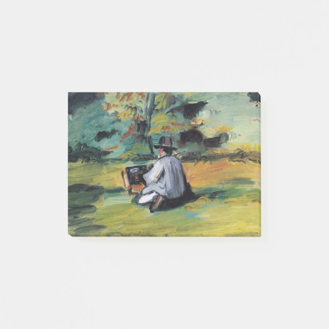Post-it® Un peintre au travail - Paul Cezanne - c1874 (Devant)
