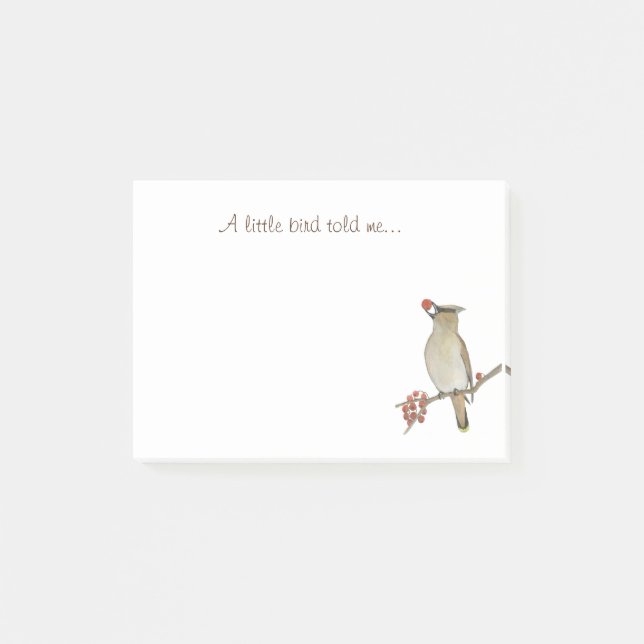 Post-it® Un Petit Oiseau M'A Dit (Devant)