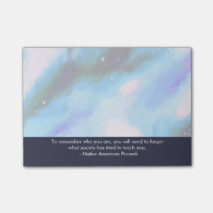 Post-it® Un Proverbe Amérindien Un Sage Inspiré Dit :