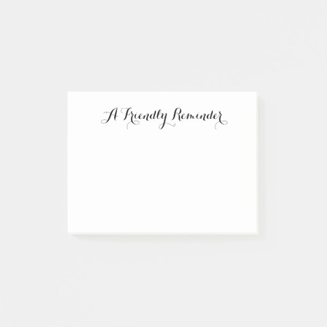 Post-it® Un rappel convivial Note personnalisable (Devant)