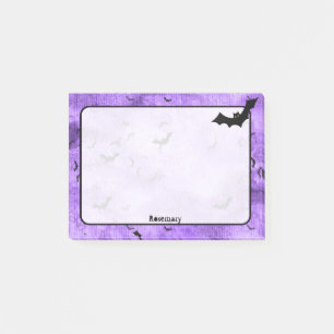 Post-it® Un troupeau de chauves-souris d'Halloween s'appell