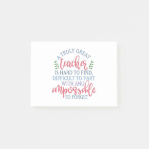 Post-it® Un vrai grand professeur amusant à dire