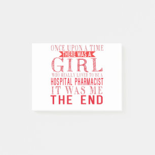 Post-it® Une Fille Qui Aimait Être Pharmaciste À L'Hôpital