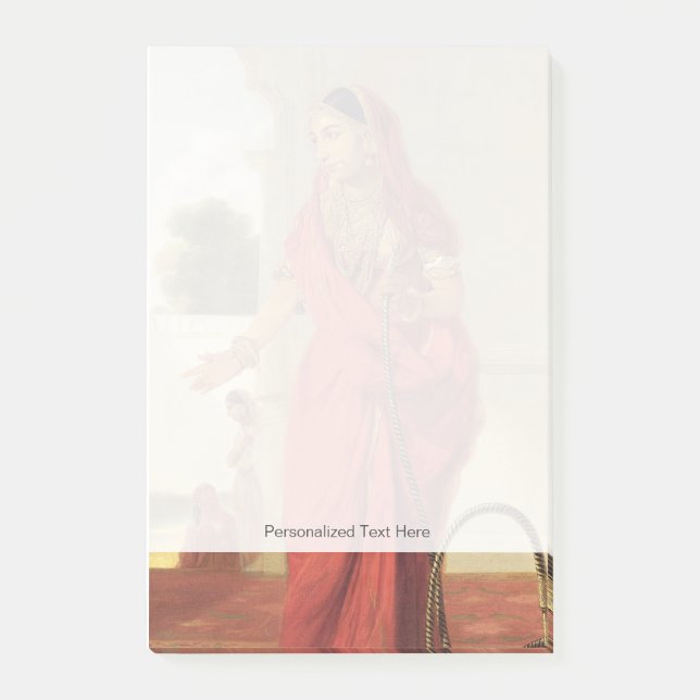 Post-it® Une Indienne dansant avec un hookah, 1772 (huile s (Devant)
