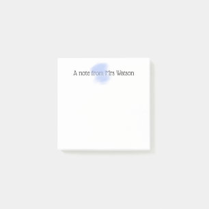 Post-it® une note d'ajouter nom de professeur simple bordur