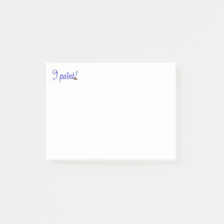 Post-it® Une note de l'artiste, Je peins Post it Notes