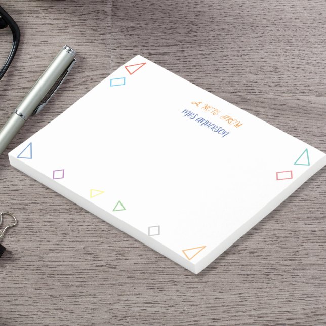 Post-it® Une note de l'enseignant Gift (Créateur téléchargé)