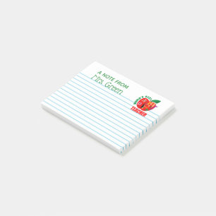 Post-it® Une note des mondes Apple personnalisé le meilleu