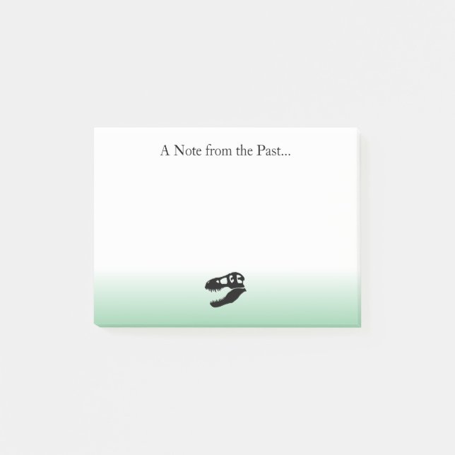 Post-it® Une note du passé - Post-its de dinosaure T. rex (Devant)