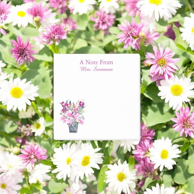 Post-it® Une Note Mignonne À Partir De Notes Sticky Personn (Adorable Personalized Sticky Notes. Great for teachers, your business or home office.)