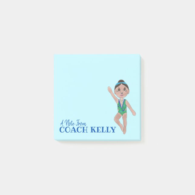 Post-it® Une Note Personnalisée De Synchro Swim Coach (Devant)