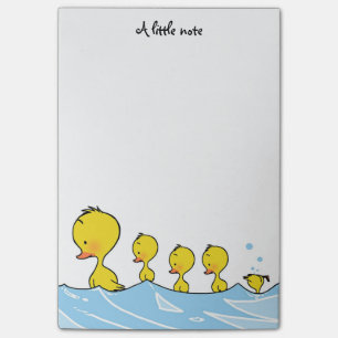 Post-it® une petite note (famille mignonne de canard de