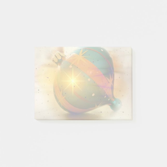 Post-it® Une Teardrop en forme d'ornement de Noël (Devant)