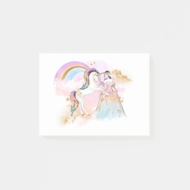 Post-it® Unicorn Clipart Rainbow Fairytale (Devant)