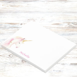 Post-it® Unicorn rose blanc nom fille