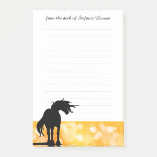 Post-it® Unicorne de Mane (étoiles jaunes)