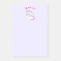 Unicorne magique avec Rainbow Shooting Star