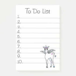 Post-it® Unicorne magique, Liste à faire