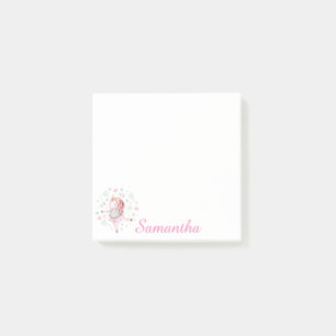 Post-it® Unicorne rose personnalisée Ballerina Post-it Note