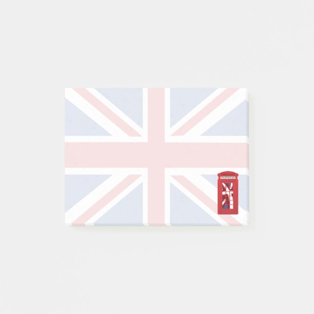 Post-it® Union Jack, cabine de téléphone (Devant)