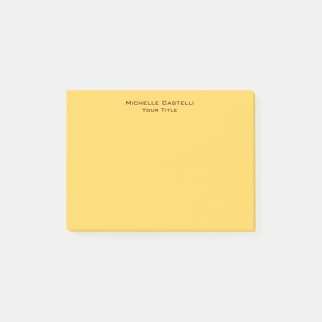Post-it® Unique professionnel classique simple (Devant)