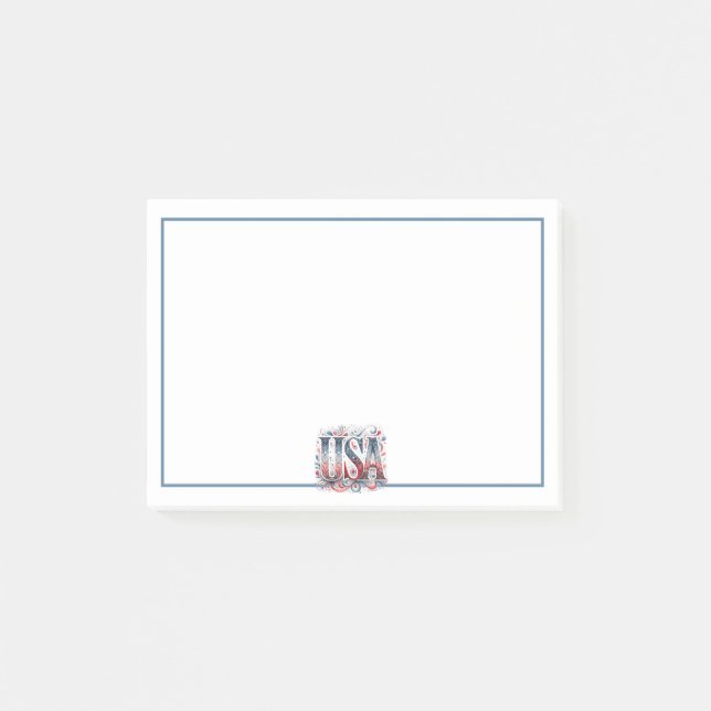 Post-it® Unique USA (Devant)