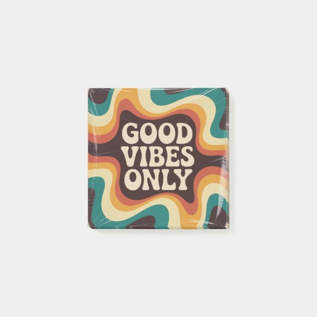 Post-it® Uniquement de Bonnes Vibrations (Devant)