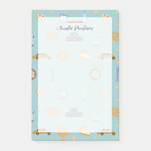 Post-it® Urbain NYC Icons Motif Turquoise Vert Nom