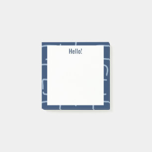 Post-it® Urban Geo Bleu Nuit Vintage Motif Blender