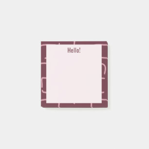 Post-it® Urban Geo Wine Berry Motif Blender