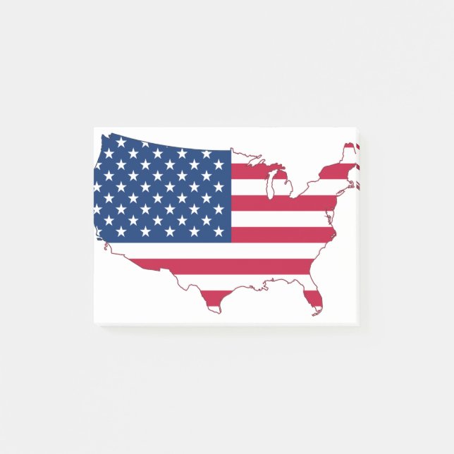 Post-it® USA Map-usa-america-maps-etats-unis (Devant)
