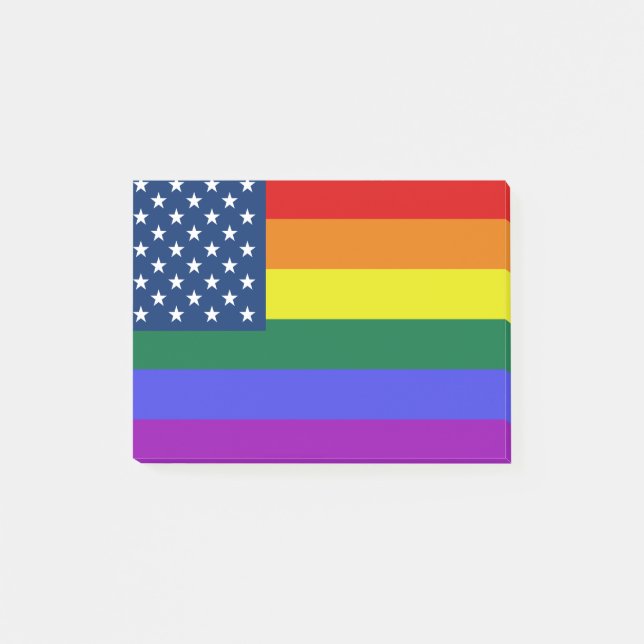 Post-it® USA Rainbow Pride (Devant)