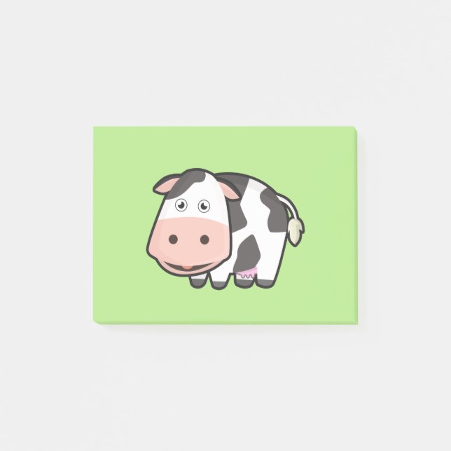 Post-it® Vache à Kawaii (Devant)
