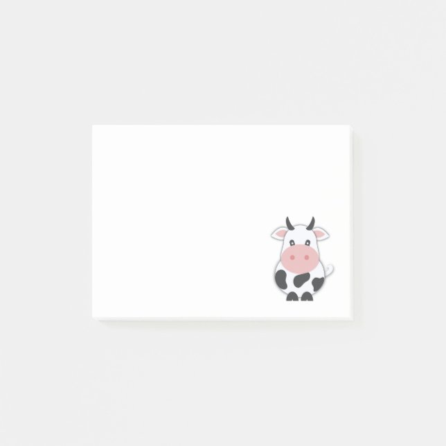 Post-it® Vache mignonne (Devant)