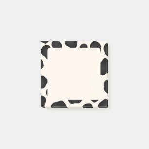 Post-it® Vache noire et blanche poster de animal