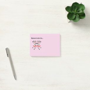 Post-it® Vaches dansantes mignonnes et amusantes sur mesure