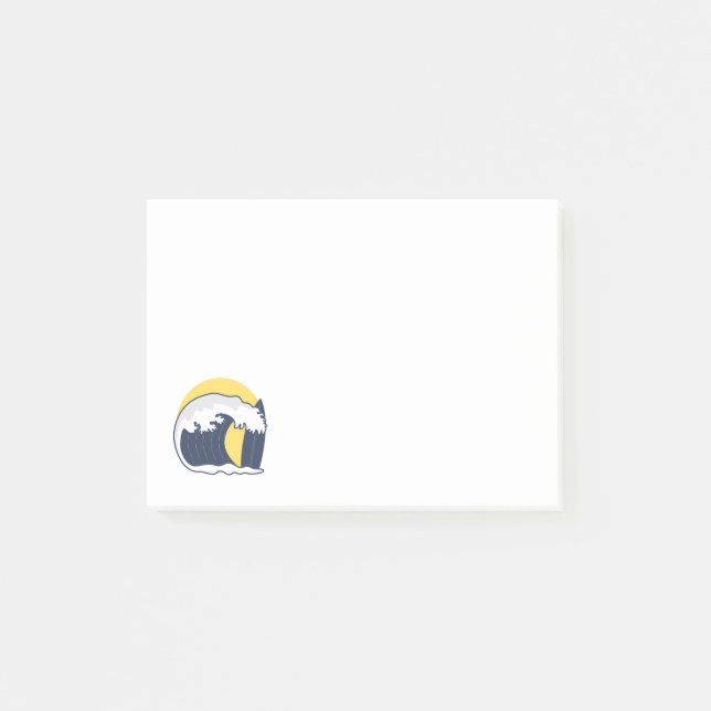 Post-it® Vagues et panneaux de surfs (Devant)