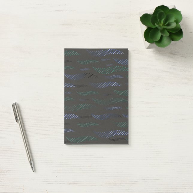 Post-it® Vagues Tigre (motif stylisé) 7 (Bureau)