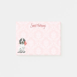 Post-it® Valentine Rose anglais Cocker Spaniel