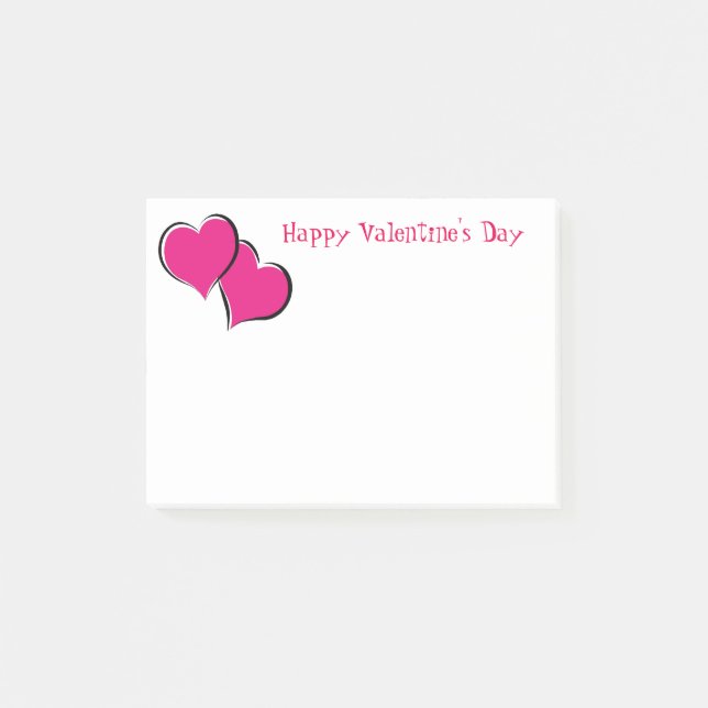 Post-it® Valentines Post-it-Notes (Devant)
