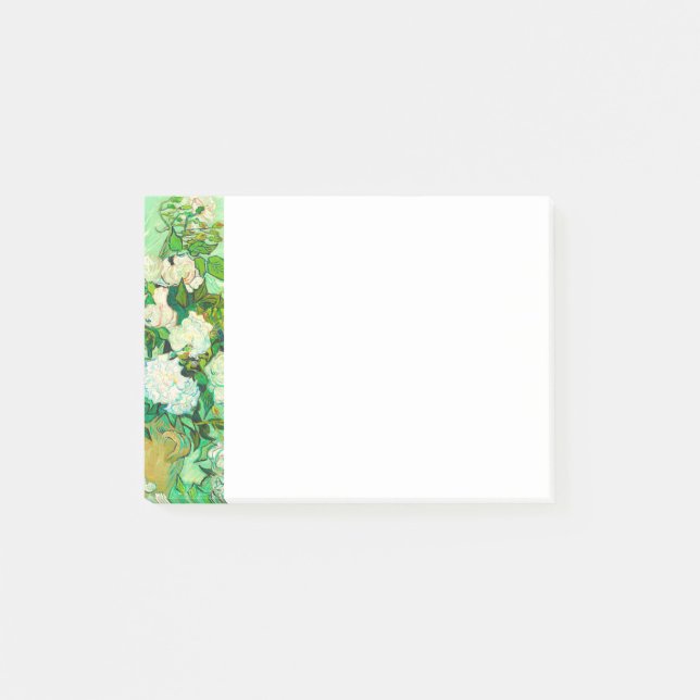 Post-it® Van Gogh White Roses (Devant)
